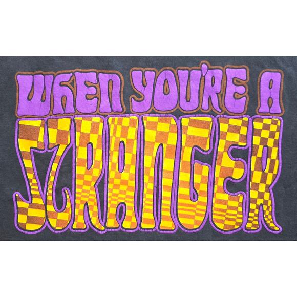 Vtg '91 The Doors Band T-Shirt Size XL People Are Strange When You're A Stranger - Picture 9 of 10